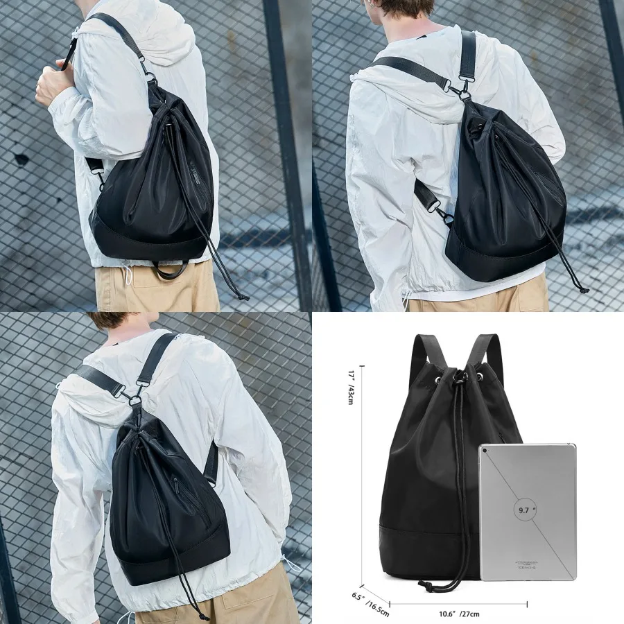 

【New style】Large-capacity waterproof backpack for men and women's computer backpack for college students outdoor men's small tr