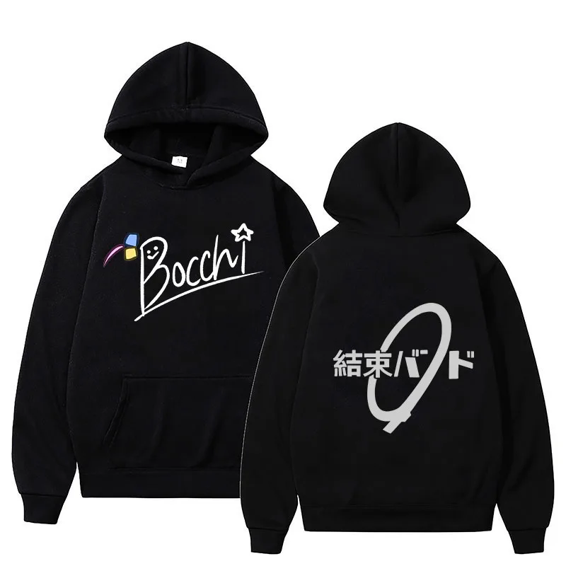 men Women Hoodie Bocchi The Rock Hoodies Hitori Gotou Hoodie Sweatshirt Oversize Long Sleeve Pullovers Streetwear Fashion Street