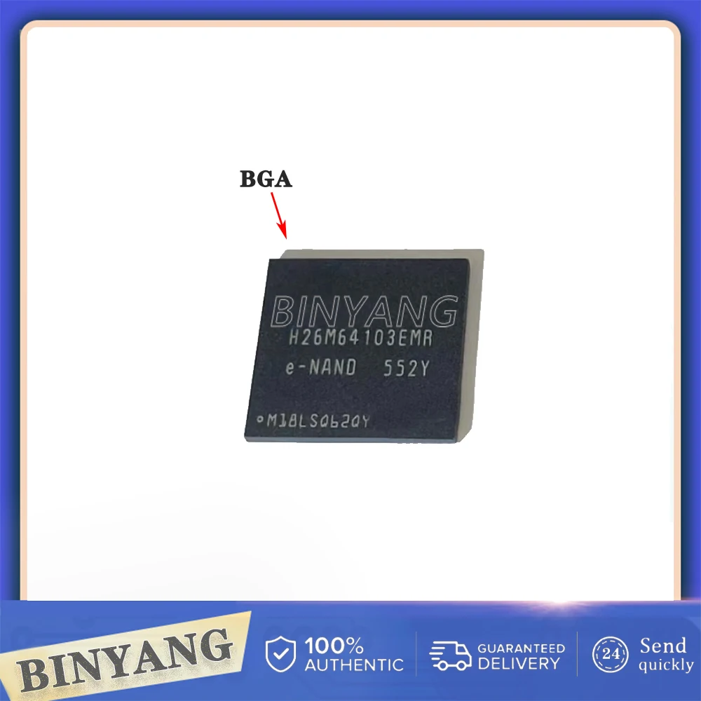 

1 шт./лот H26M64103EMR H26M64103 BGA 100% новые импортные оригинальные микросхемы, быстрая доставка