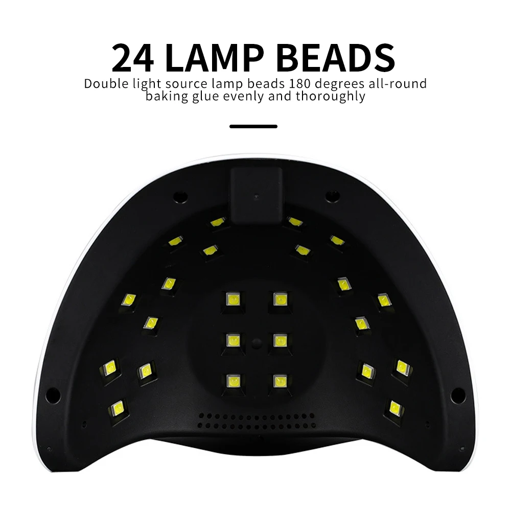 เครื่องอบเล็บยูวีแอลอีดีแบบมืออาชีพ สำหรับอบเล็บเจล ใช้ในบ้าน อุปกรณ์ทำเล็บมือ