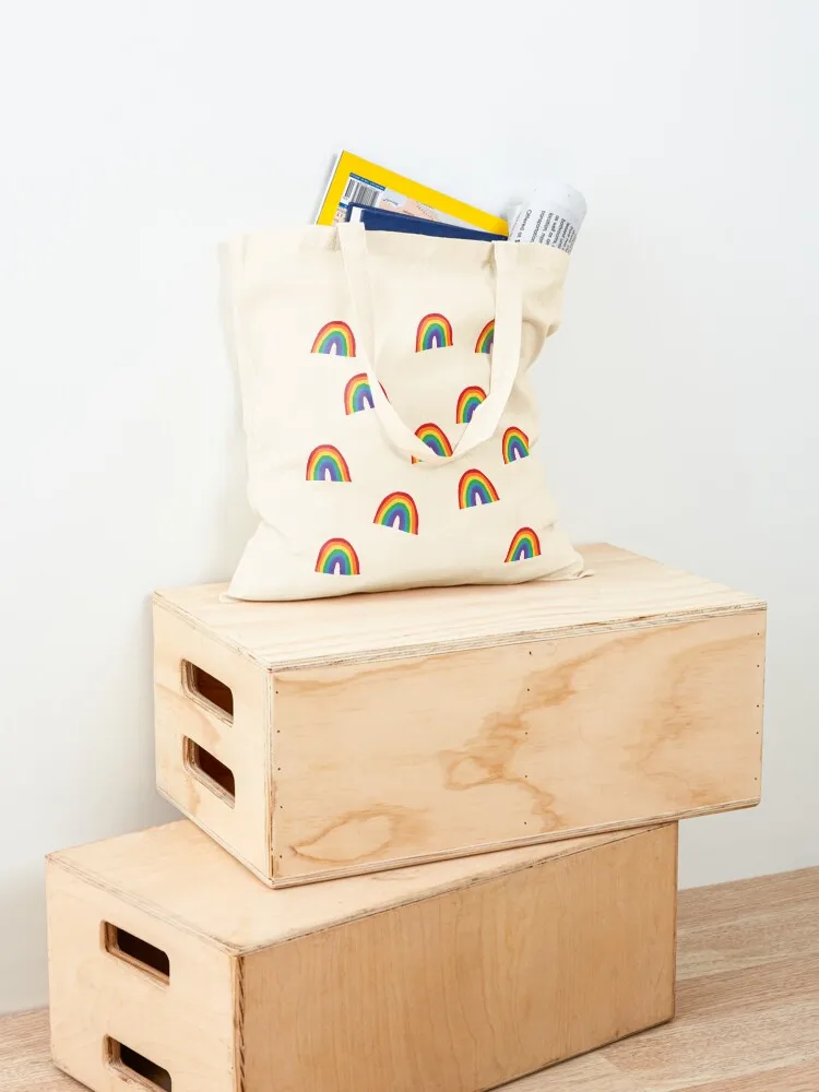 rainbows Tote Bag tote bag Large bags for women custom fabric bag tote women