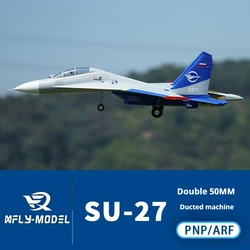 XFly Double 50mm Su27 Dual Engine Channel EDF Fighter Electric Model Aircraft Fixed Wing EPO Adult Outdoor RC Toy Model Aircraft