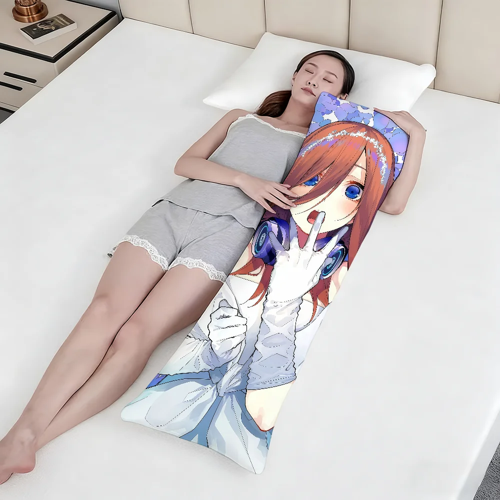 Anime M-Miku Nakano kawaii Pillow Case  Suitable For All Seasons Home Cushion Cover Suitable For Bedroom Sofa