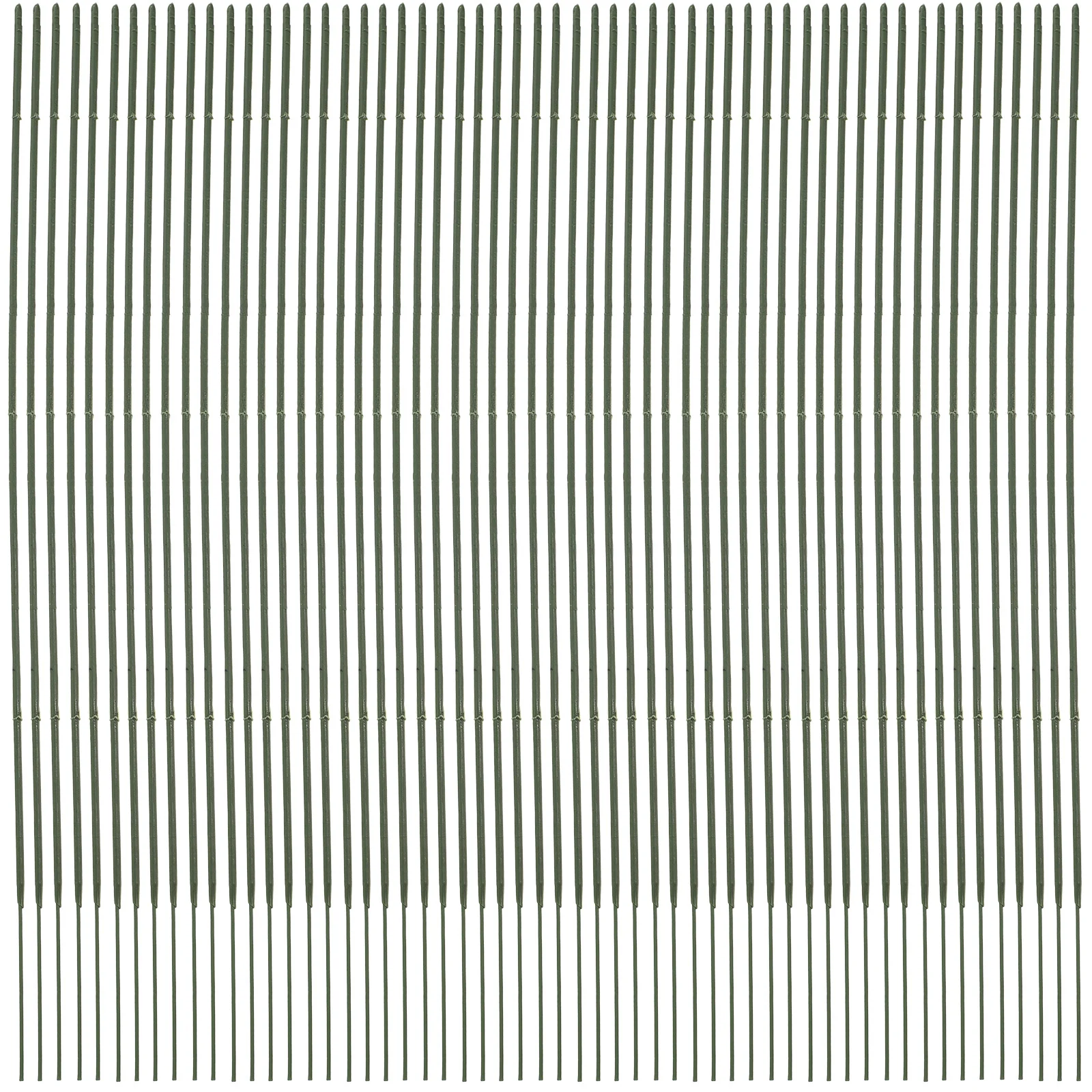 

100Pcs Green Floral Stems Lightweight Bendable Floral Wire Stems for Wedding Party Bouquet DIY Artificial Flower Arrangement