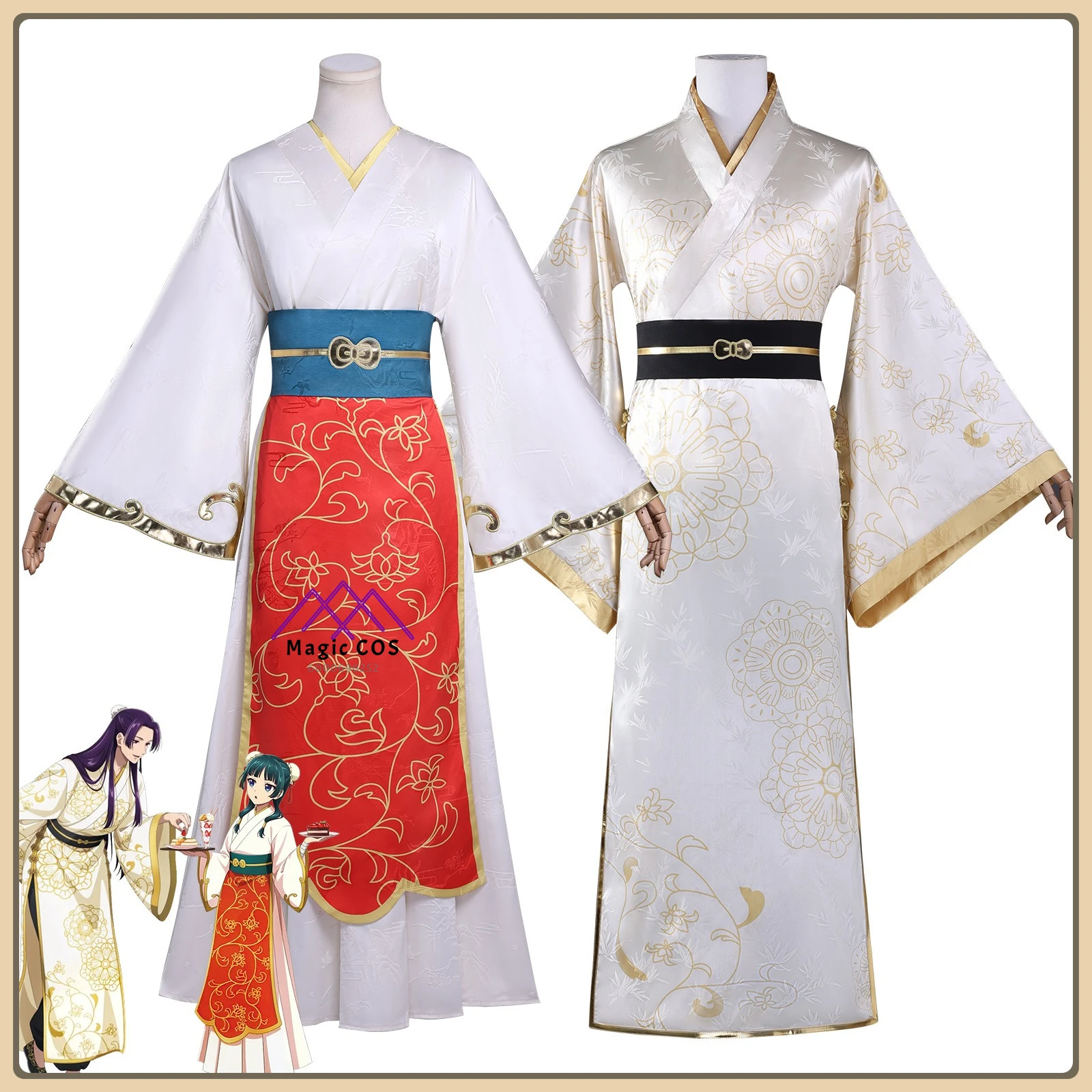 

TheApothecary Diaries Nyanshi Cosplay Costume Dessert Paradise Collaboration Style Anime Outfit for MenComic Con Halloween Party