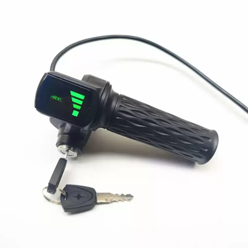48V E-Bike Twist Throttle Battery Display Key Ignition Switch Fit GFORCE Xiaodao Wuyang Yingwei Folding Lithium Ebike