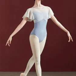 Leotardo de baile de Ballet de práctica diaria para mujer, Ropa de baile de gimnasia de equipo de nuevo diseño, leotardo de Ballet profesional para adultos