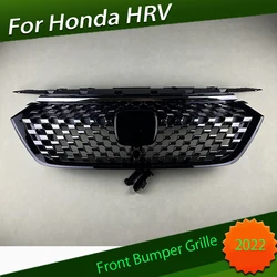 Easy Installation Front Car Bumper Grille Suitable for Honda HRV 2022 High Quality ABS Grille Auto Exterior Accessories