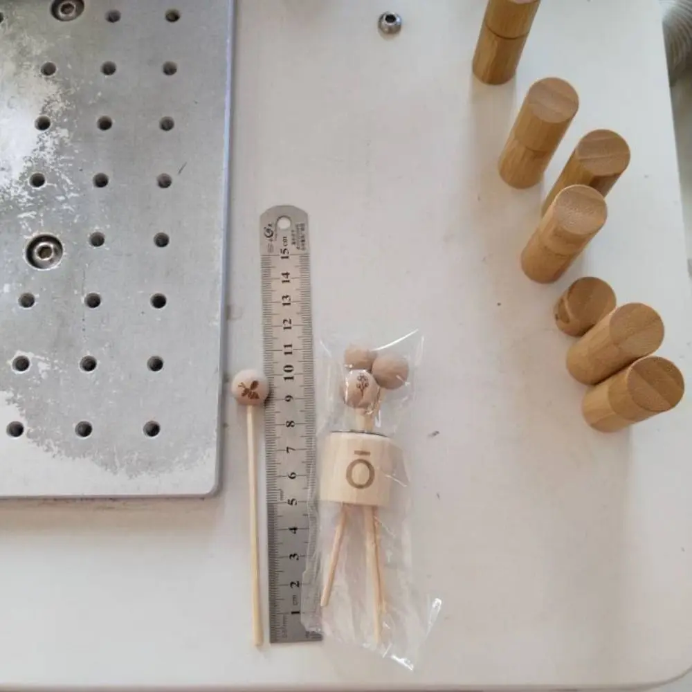 Wood Ball Lid for Essential Oil Bottle Fragrance Diffuser Aromatherapy Rattan Reed Sticks Lid DIY Home Decoration Diffuser Tool