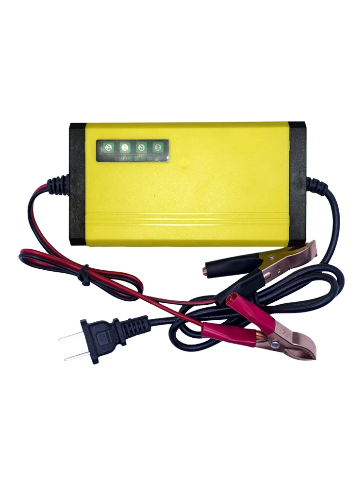 220V Power Puls Repair Charger Car Battery Charger 12V 2A LED Display Moto Truck Battery Charger Wet Dry Lead Acid Battery