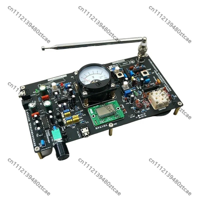 TA7358 FM Stereo Radio Circuit Board Kit, 88-108MHz High Sensitivity Discrete Parts DIY Assembly Electronic Module