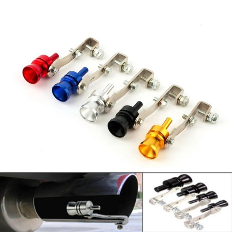 Car exterior accessories General modified turbine exhaust pipe microphone exhaust sound imitation throat whistle decoration