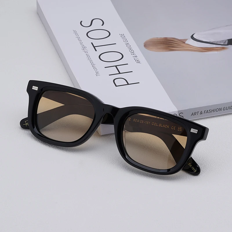 High Quality Johnny Depp Polarized Sunglasses Men Women Luxury Brand Black Sun Glasses Vintage Acetate Frame Glasses KLUTZ
