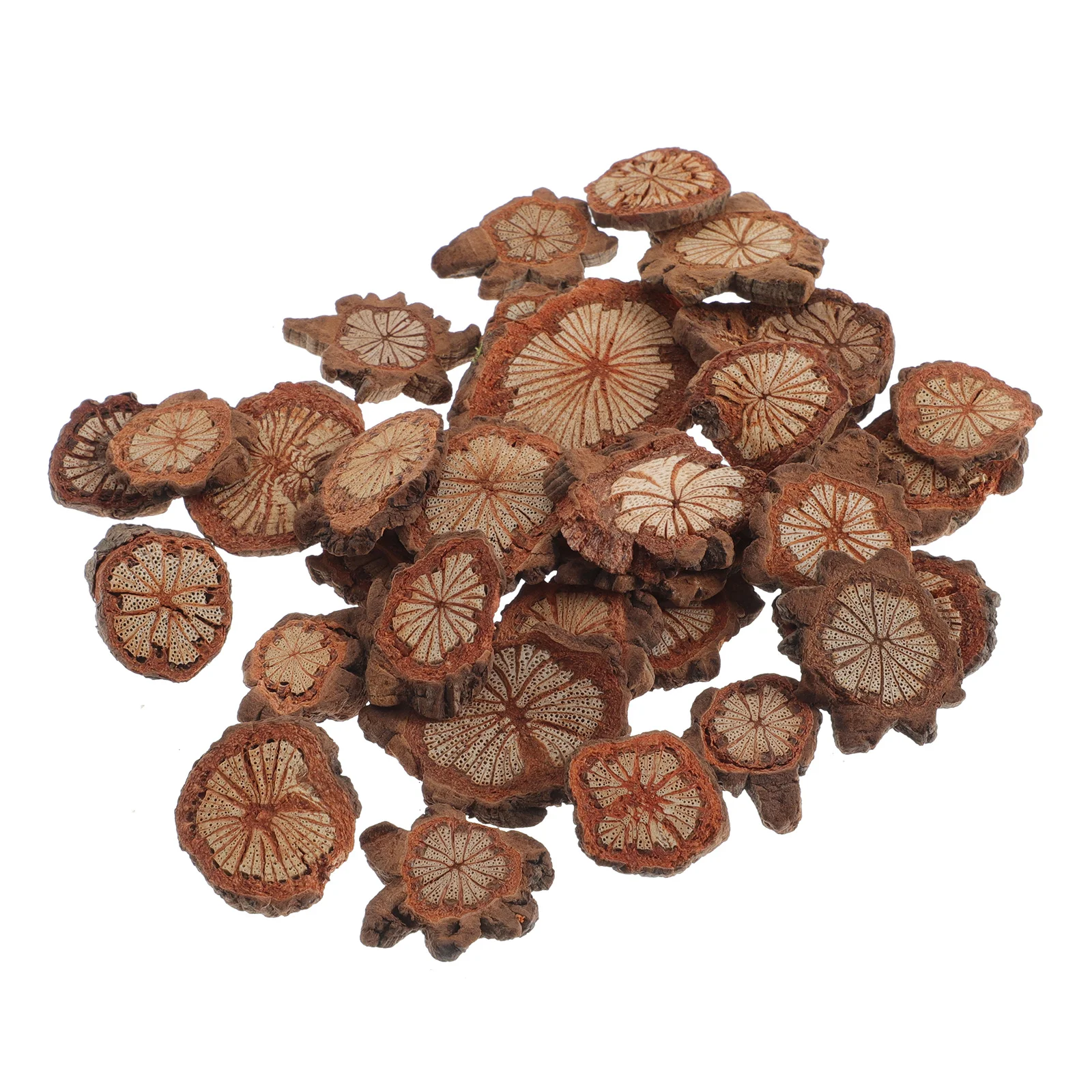 

1Pack Natural Wooden Chip Wreath DIY Craft Rustic Wood Ornaments Decorative Party Supplies Home Decoration Craft