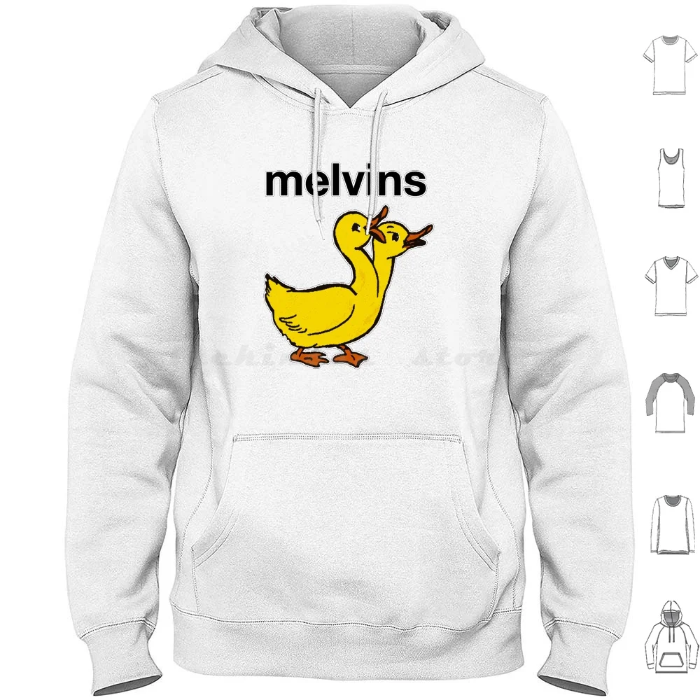 

Melvins Duck Houdini Hoodies Long Sleeve Melvins Duck Houdini Dale Crover Grunge Hardcore Noise Guitars Guitar Buzzo