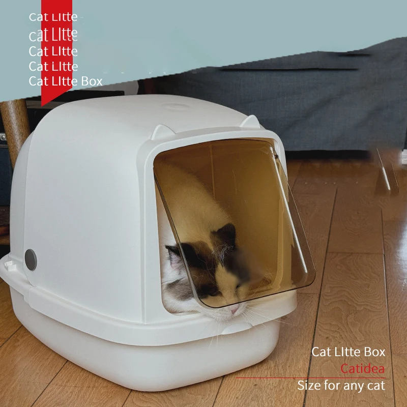 

Plastic Accessories cat Litter Box Cat Supplies Hiding Training cat Litter Box Sandbox Self Cleaning Lettiera Gatto Home Items