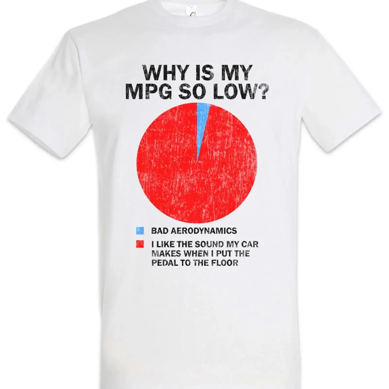 Why Is My MPG So Low T Shirt Race Racing car Driver Racer Petrol Head Fun Love vintage Washed Versatile Slightly fashion homme