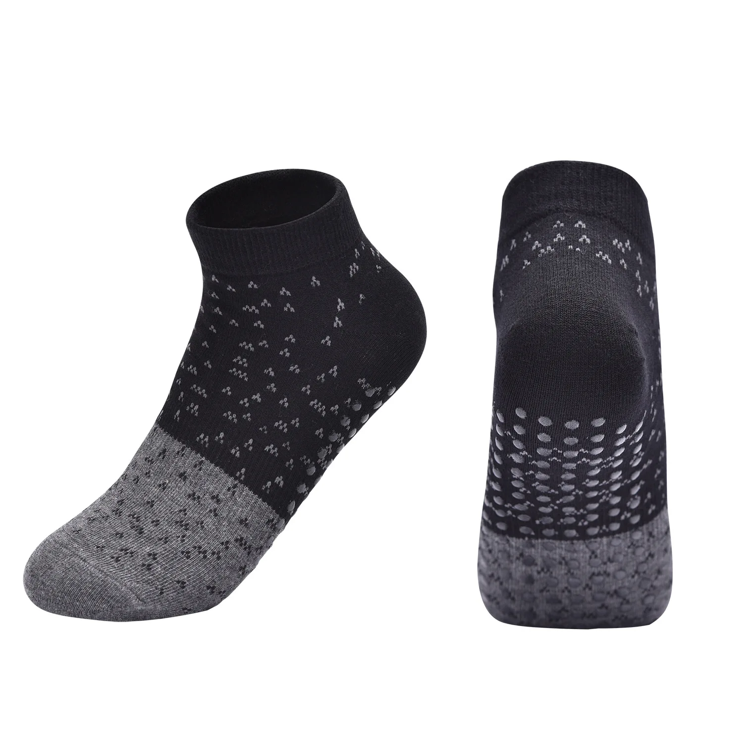 Yoga Socks Color Matching Knitted Cotton Breathable Dance Sports Socks Professional Silicone Non-slip Gym Fitness Pilates Socks