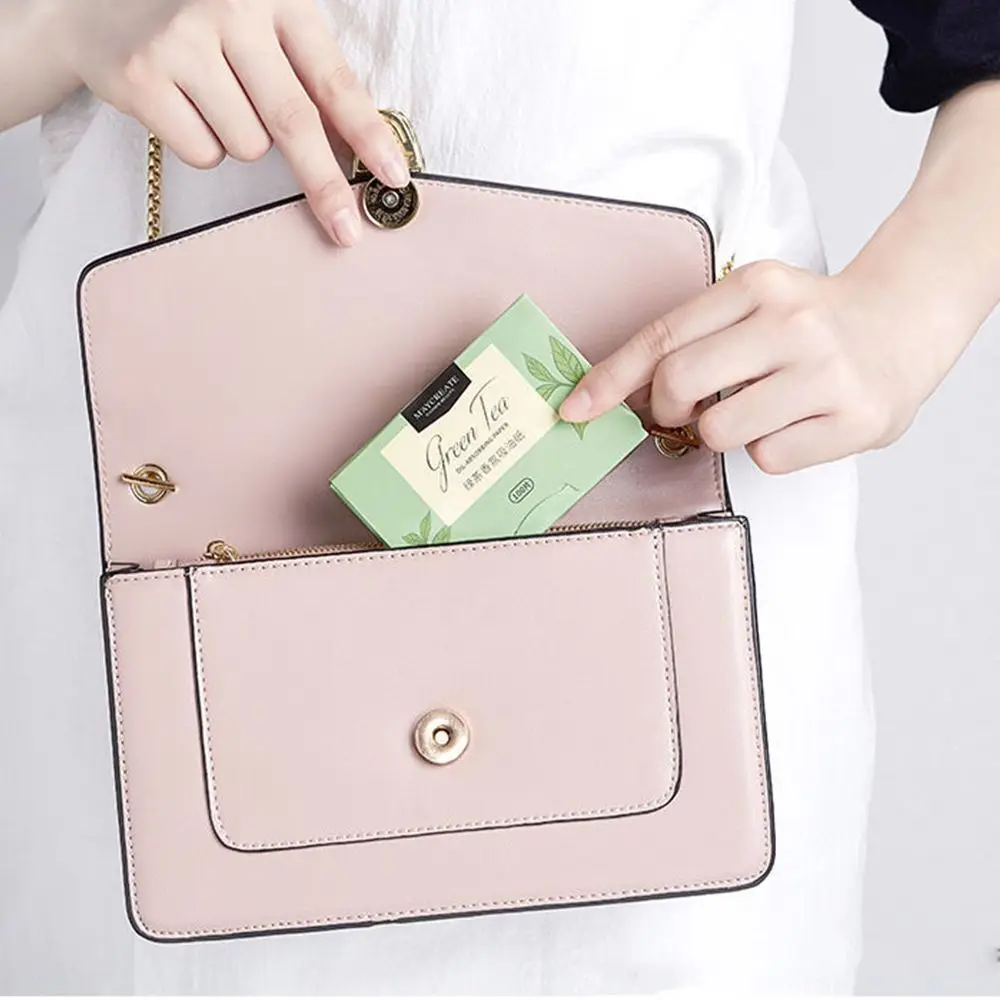 Make-uptool Huidverzorging Gezichtsreiniger Verfrissende oliecontrolefilm Olieverwijdering Olie Blotting Vellen Gezichtsolie-absorberend papier