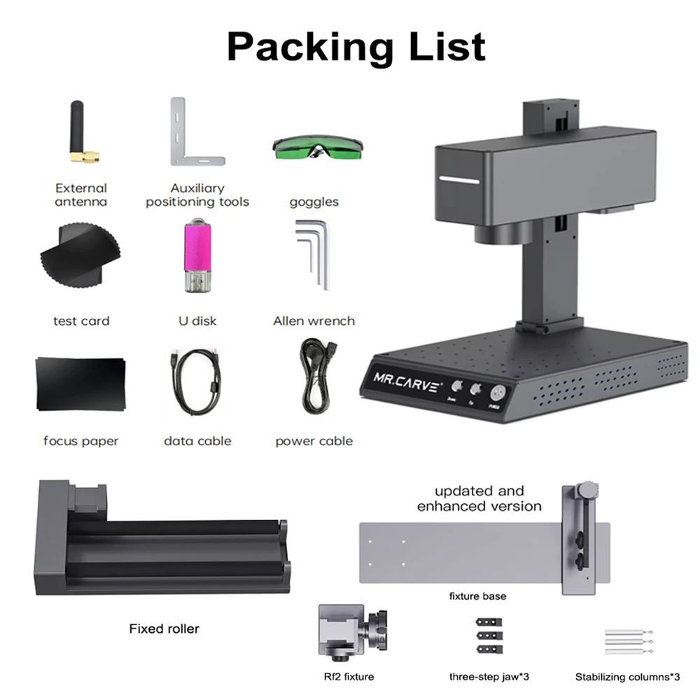 

HUNST M4 PRO Laser Engraving Machine Range 70X70mm Suitable For All Materials Dual Light Laser Engraving Machine Portable