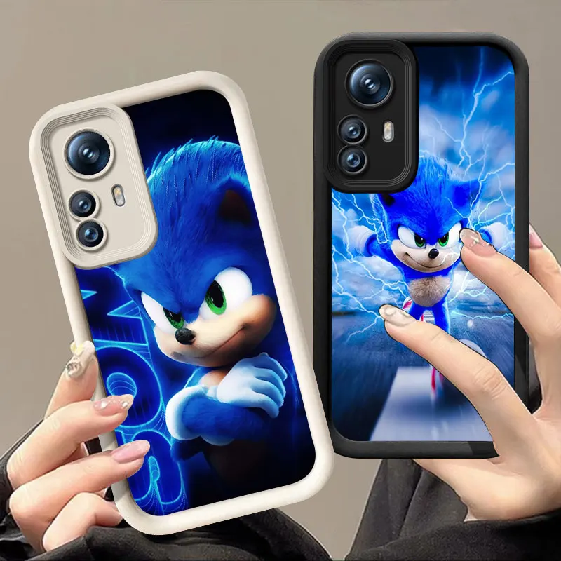 Cute S-Sonics H-Hedgehog Phone Case For Redmi 9A 10A 9C 10C 12C 13C 14C 4G 9i 9T K30 K50 Pro K40 Gaming A1 A2 A3