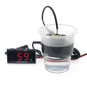 Motorradplatte Wassertemperaturmesser, Temperatursensor für Xmax250 300 Nmax CB 400 CB500X, Grad C Koso 10 Hauptverkaufsgremium für CB 300 - №3