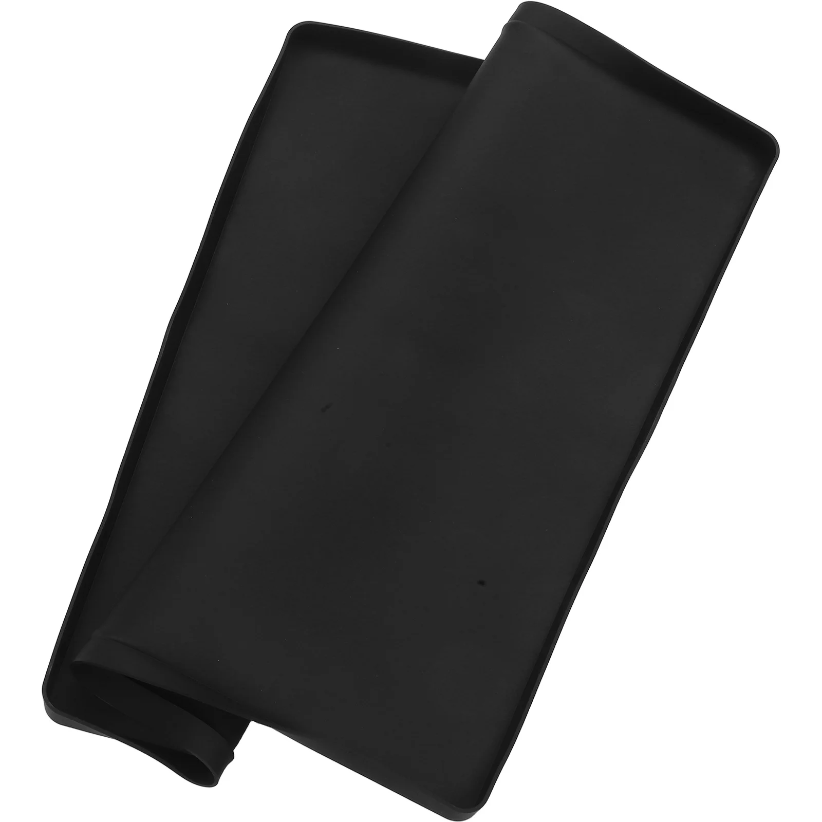 

Refrigerator Silicone Pad Leak Resistant Mini Fridge Mat with High Edges Washing Machine Freezer Drip Catcher for Floor