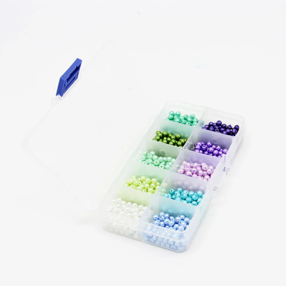 

1000 шт., разноцветные стеклянные бусины «сделай сам», 4 мм, легкое отверстие для ожерелья, браслета, серег, изготовления ювелирных изделий, стеклянные бусины для украшения