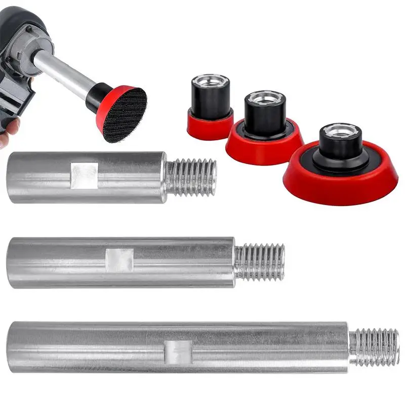 

Polisher Extension Shaft Kit Stainless Steel Angle Grinder Extension Rod User-Friendly Polishing Machine Supplies Wear-Resistant