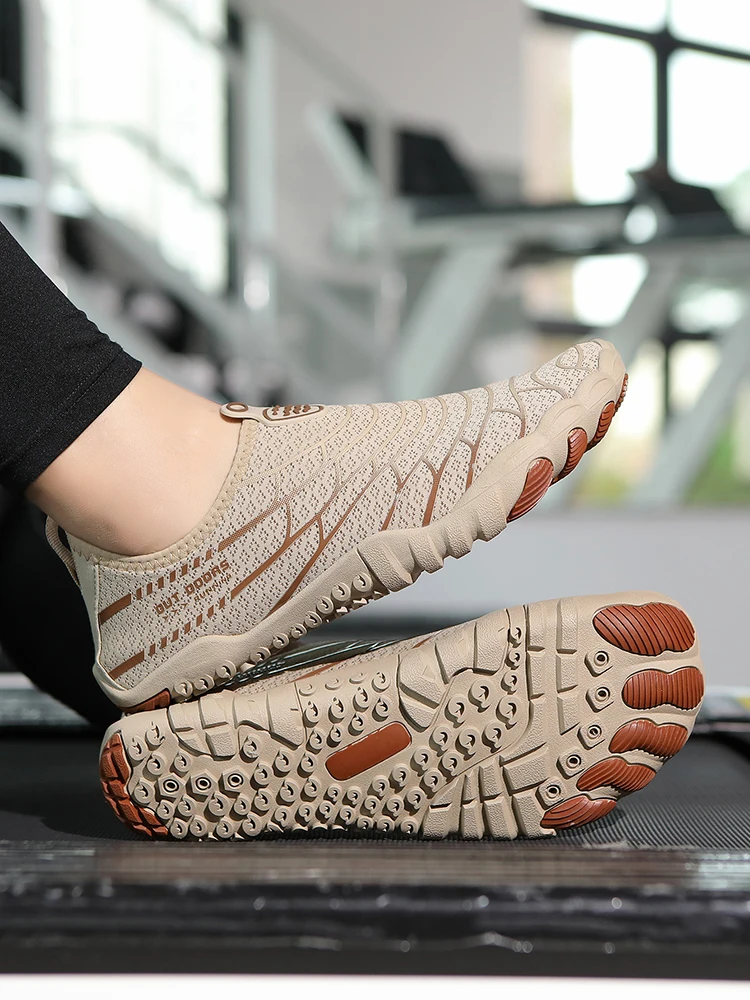 Unisex Paar-Wasserschuhe mit breiter Zehenbox, leicht und schnell trocknend, rutschfeste weiche Sohle, komfortabel für Yoga, Fitness, Strand, Wasserwanderungen und alltäglichen – Detail 3