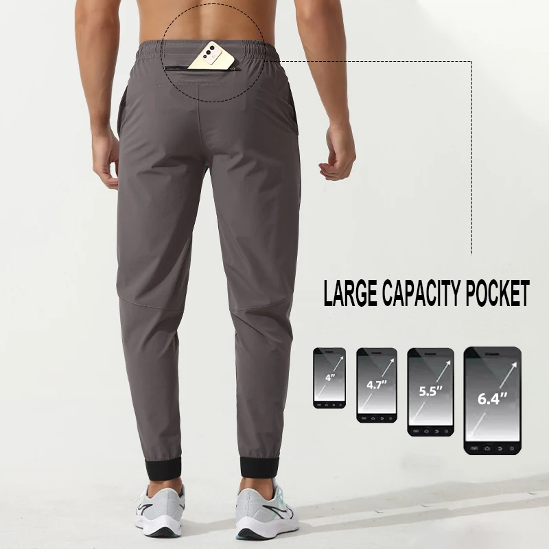 Elastic Men Sports Pants Running Trousers Workout Jogging Pants Gym Sport Joggers for Men Casual Outdoor Fitness Sweatpants