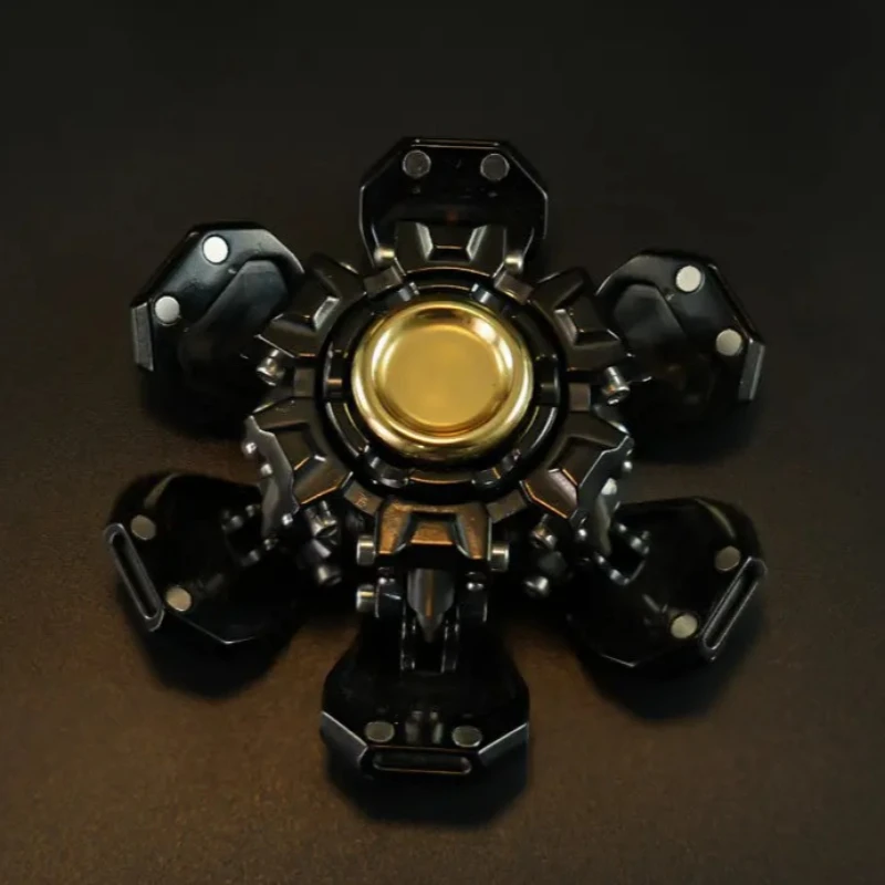 EDC Metal Hand Apen Armor Fidget Spinner GoBiggeR Spinning Top Tip Stainless Steel Metal Stress Relief Toy Sensory Anti Anxiety
