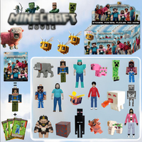 NEW Hot Blind Box My World Figures Creeper Mystery Model Pixel Toy Desktop Decor Figure Decorative Kid birthday Christmas Gift