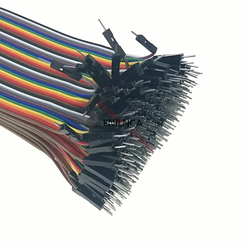 40-120pcs Dupont Line 10CM 20CM 30CM 40Pin Male to Male + Male to Female Female to Female Jumper Wire Dupont Cable for DIY KIT
