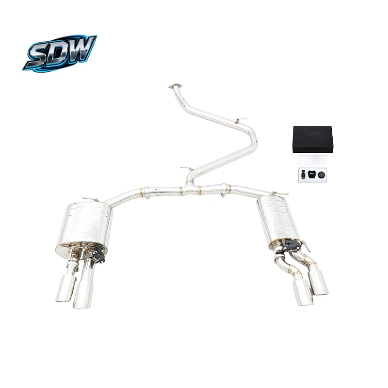 Alphard 3.5 2019 Valvetronic Exhaust Muffler for Camry Corolla RAV4 Hilux Adjustable Sound Catback System SS304