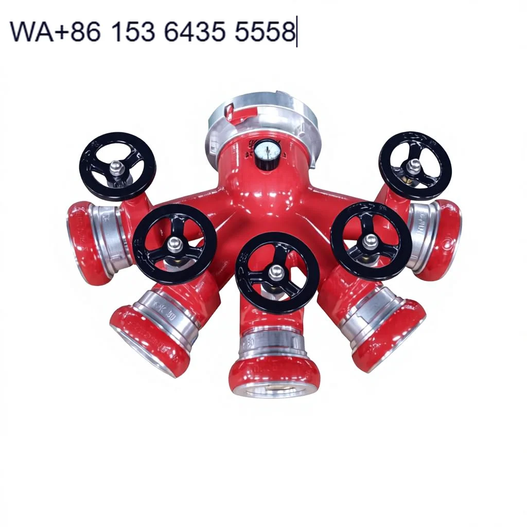 JMFIRE Manufacturer Directly Supplies Fire Trucks Five & Three Water Dividers Fire Truck Accessories Aluminum Alloy Flexible