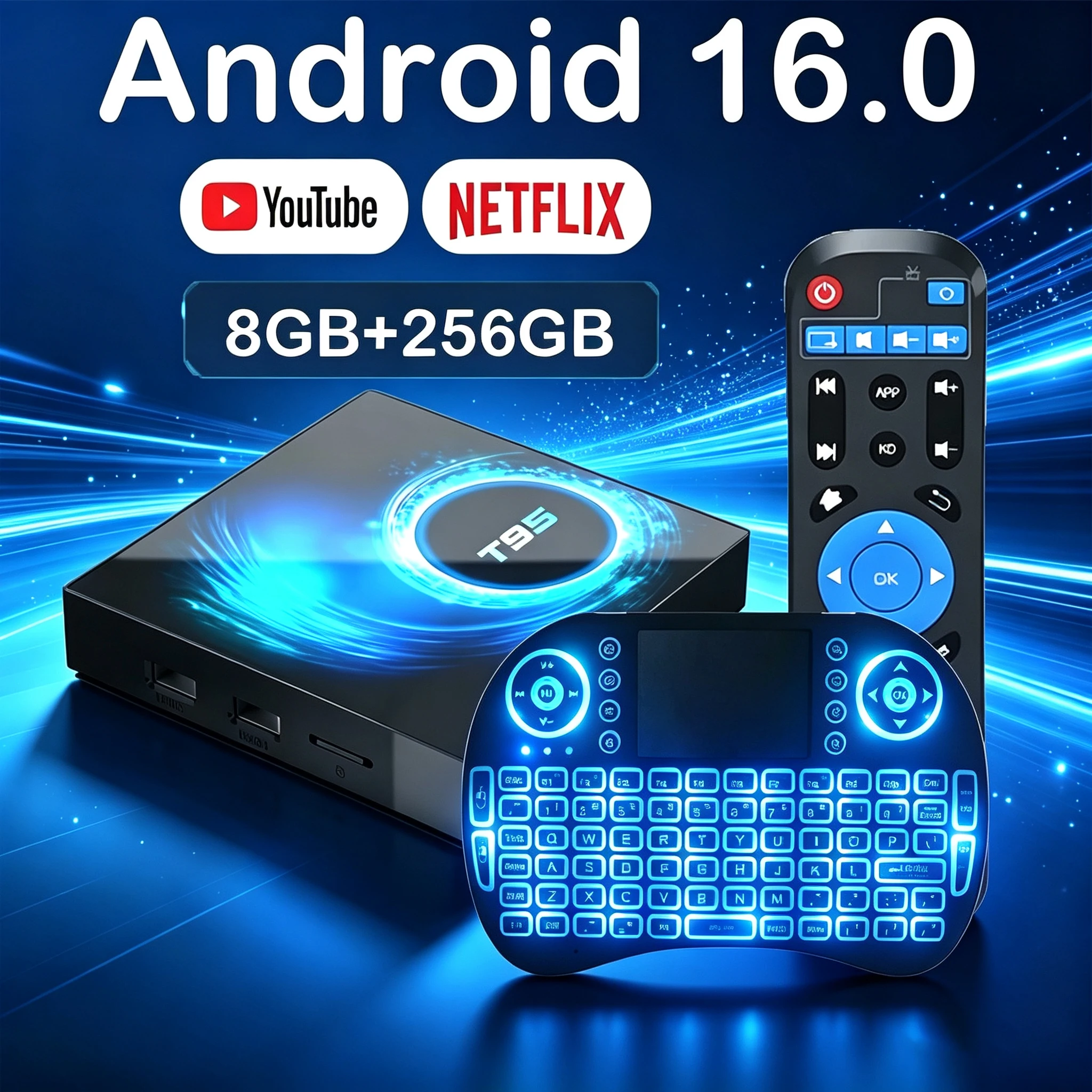 Home Cinema Google - Allwinnerh616 Smart TV Box T95 8GB