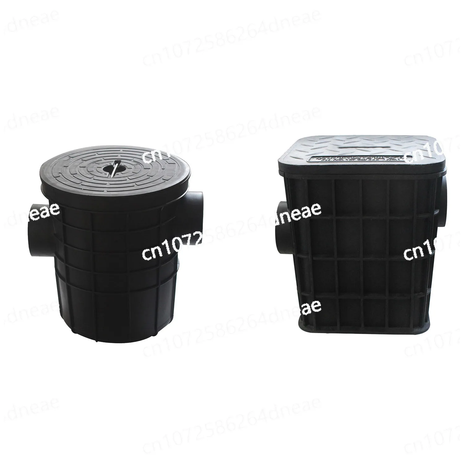 Round Square Underground Grease Trap HDPE Grease Separator Kitchen Sink for Restaurants or Gastronomy