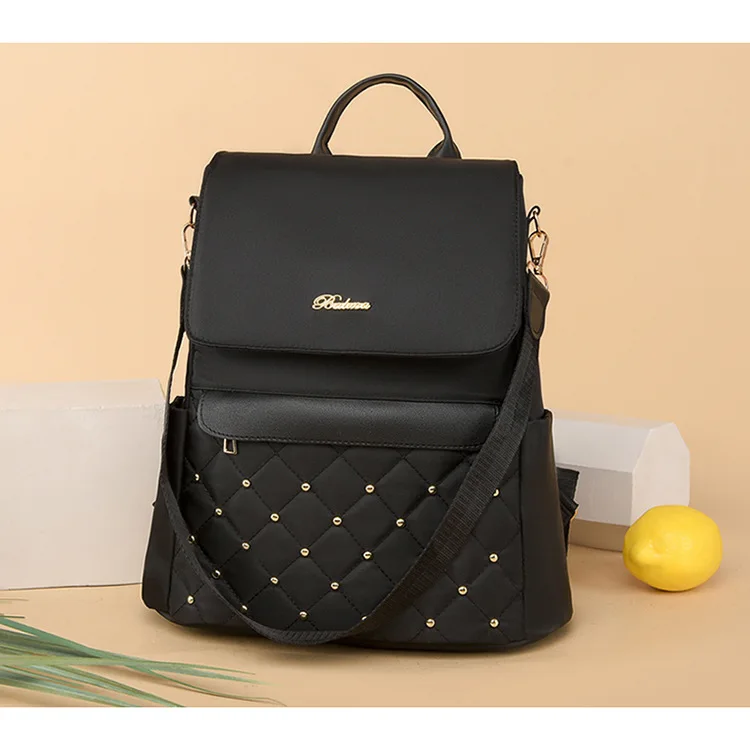 2023 New Light Luxury Women\'s Backpack Bag Classic Anti-theft Model Female Fashion Knapsack Leisure Business Commuting Packsack