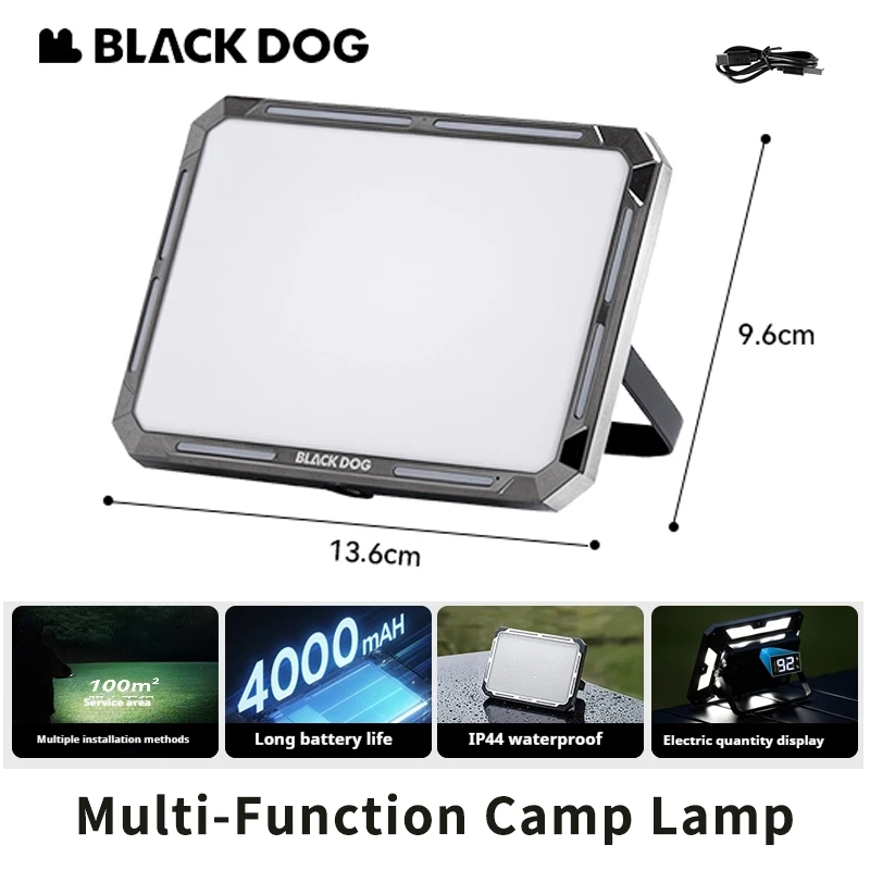 

Naturehike BLACKDOG уличная лампа для кемпинга перезаряжаемая водонепроницаемая портативная магнитная лампа 1000LM многоступенчатый регулируемый фонарь