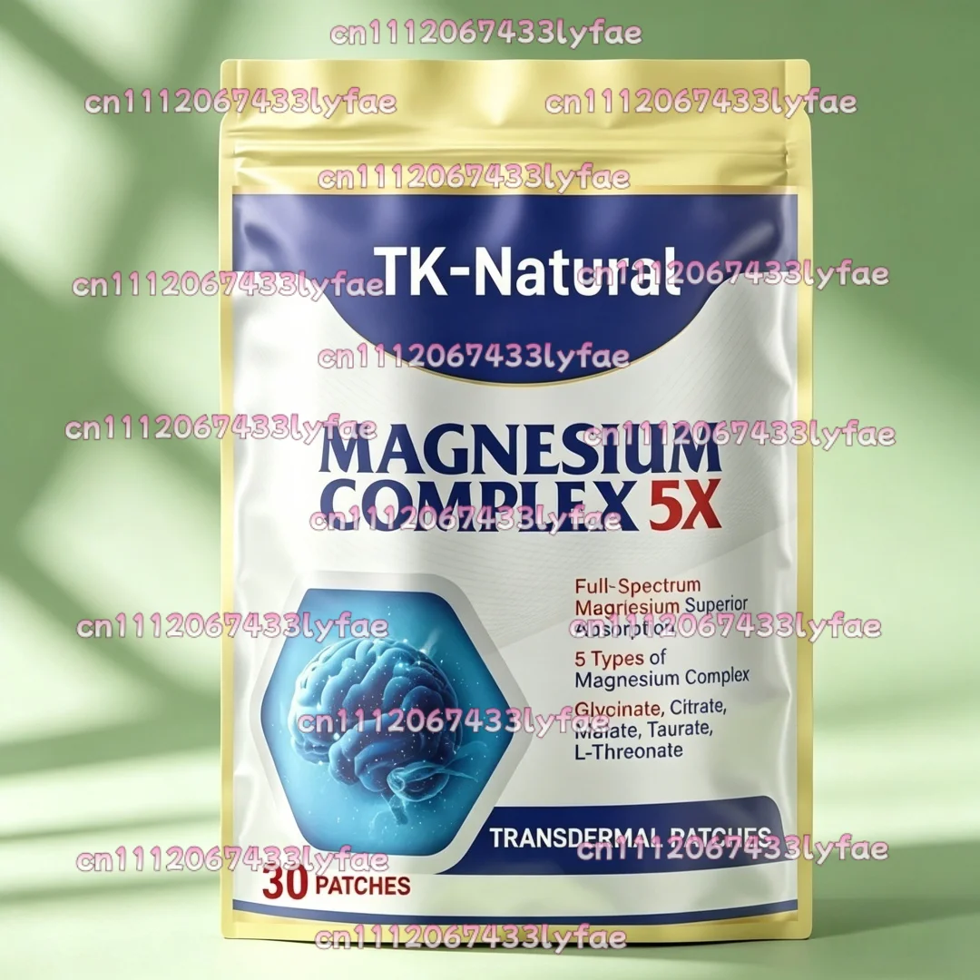 30 Patches Magnesium Complex Transdermal Patches for Sleep, Mood, Muscle Relaxation & Nerve Function