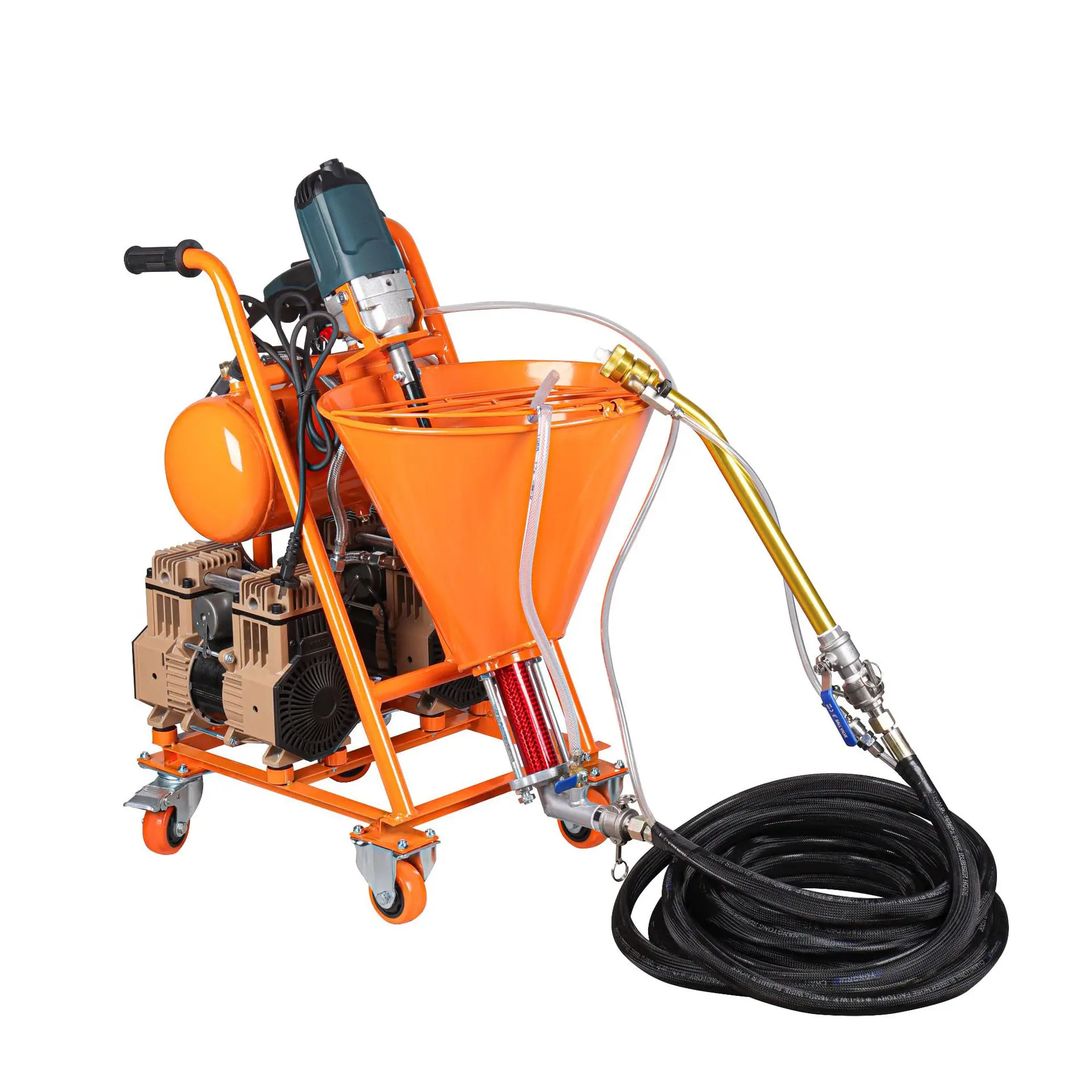 

High-Power High-Pressure Grouting Machine Industrial Intelligent Spraying Machine Multifunctional High-Pressure Mortar Spraying