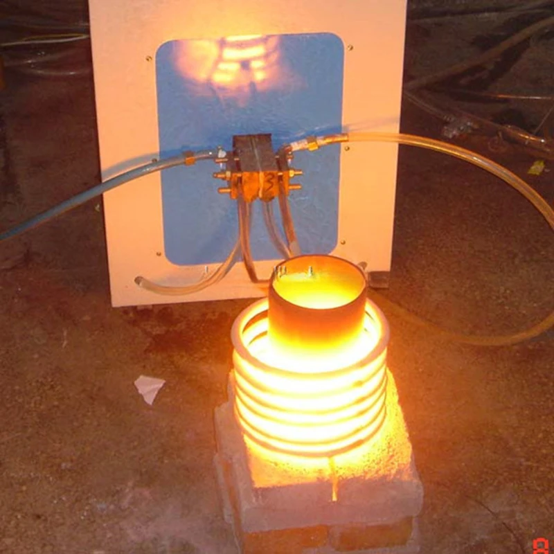 Maszyna do podgrzewania indukcyjnego prętów stalowych i mosiężnych o mocy 100 kW