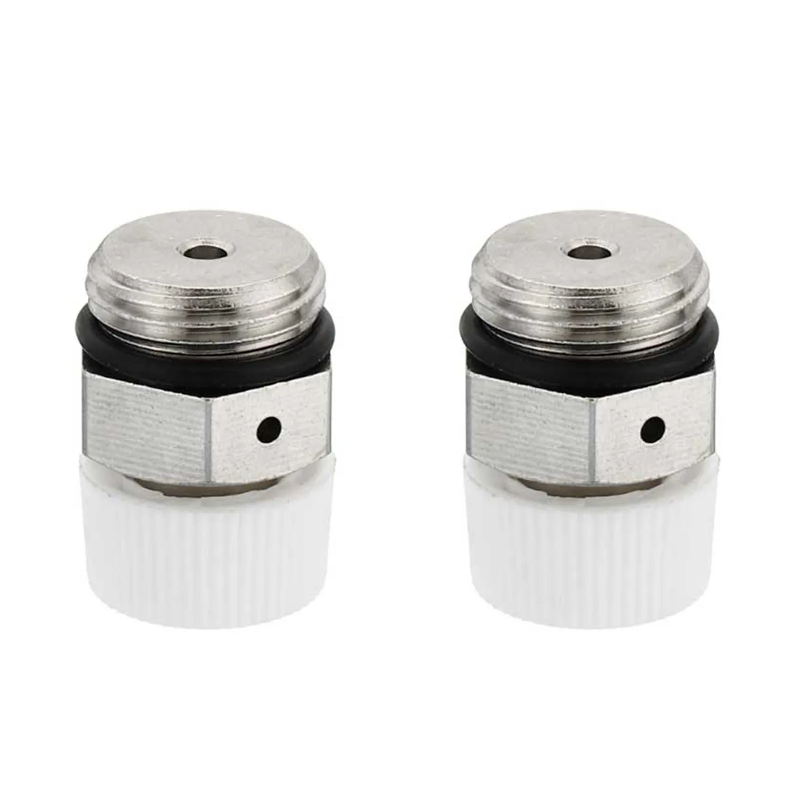 2Pcs Male Thread Radiator Air Venting Valve Nickel Plated Brass Manual Radiator Air Vent Plug Valve 1/8 1/4 3/8 1/2 3/4 Home