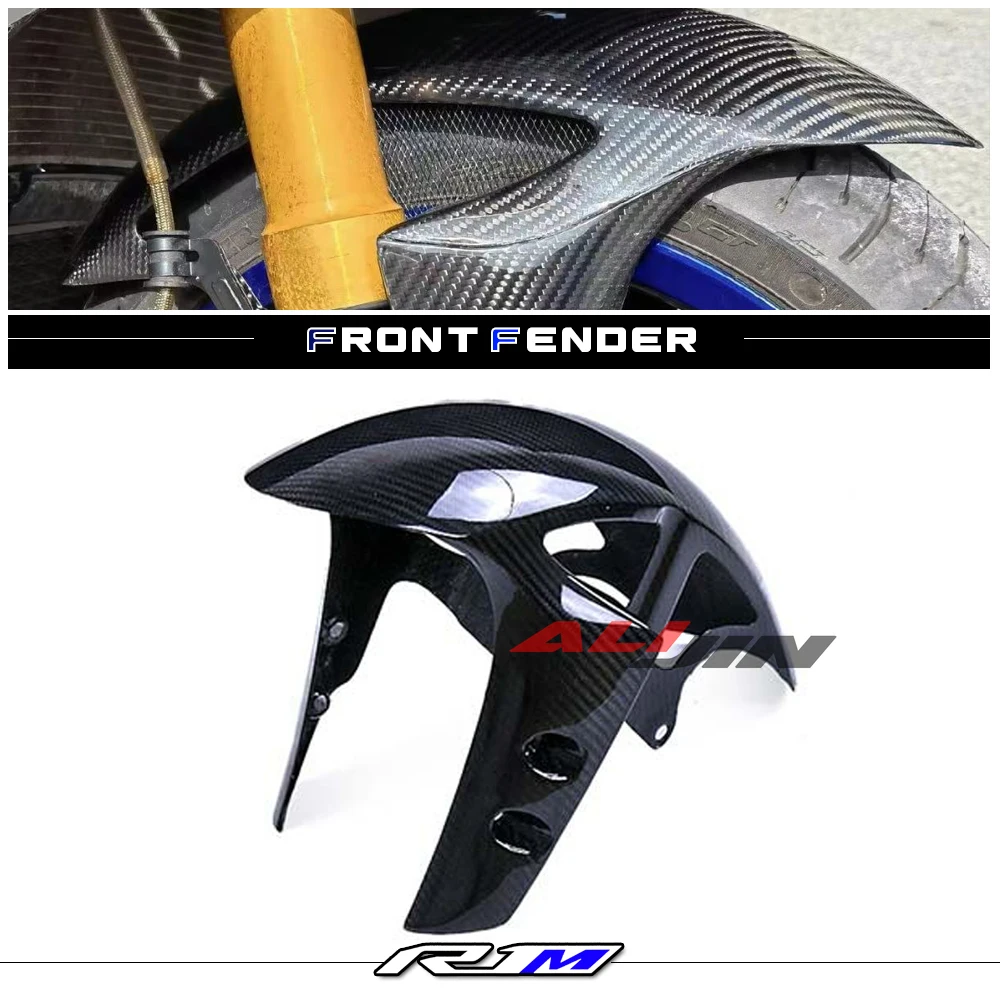 

Carbon fiber Motorcycle Front Fender Wheel Hugger Mudguard Mud Splash Guard Fairing Cover For YAMAHA YZF R1 R6 R1M YZF-R1M MT-10