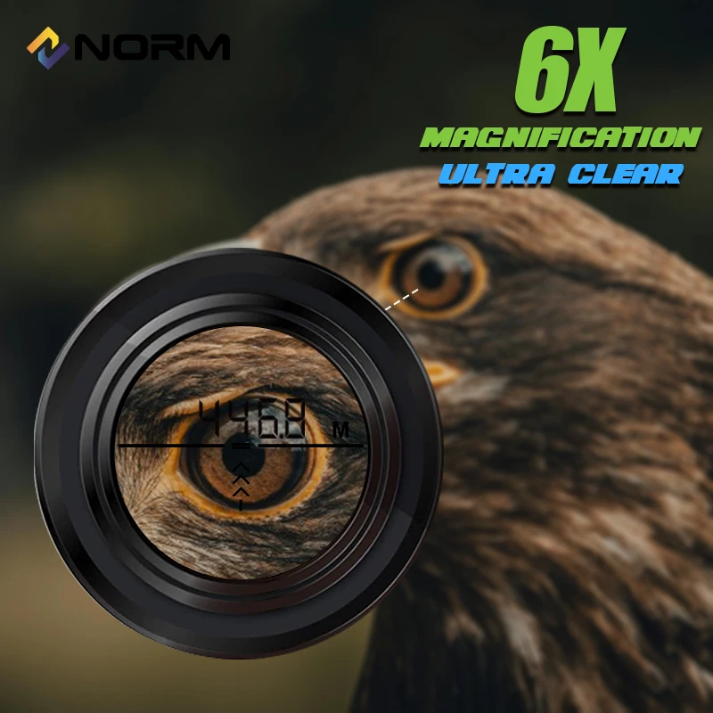 NORM 1500M Laser Rangefinder Laser Distance Meter Outdoor Sport Golf Rangefinder, Hunting, Survey 600M 900M 1200M 1500M Range