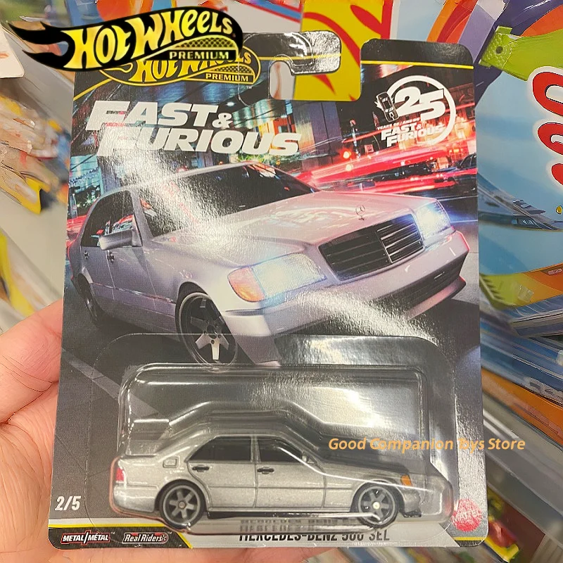 

In Stock Hot Wheels Fast & Furious 25th Anniversary Set Mitsubishi Mercedes Mustang Etc Classic 1:64 Diecast Vehicle Model Cars