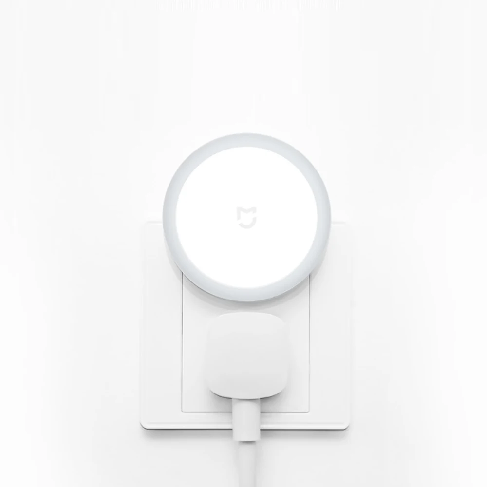 Xiaomi Mijia Plug-in Night Light Sense Induction Soft Light Plug Sensor Light Sleep Night Lamp Energy-saving Night Light 220V