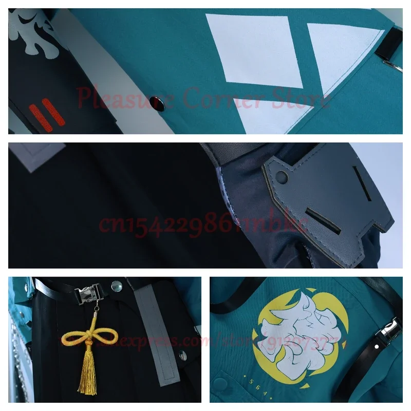 زي أنيمي تأثيري مع شعر مستعار وأحذية الدعامة ، Hyuga Hindi Miyabi ، بدلة ملء كاملة ، في المخزن ، Zenless Zone Zero ، XS إلى 3XL