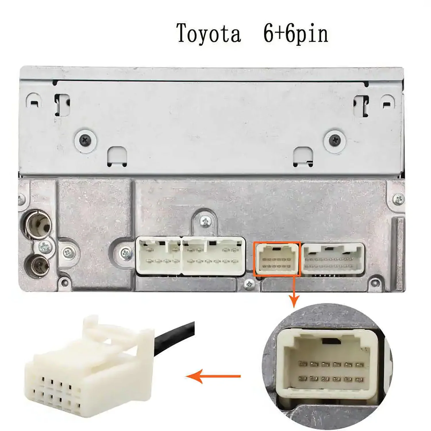 Bluetooth Hands-Free Car USB AUX Adapter Cable For 2003-2011 Toyota Camry RAV4 Corolla Highlander Tacoma 4Runner Lexus Scion